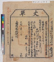 藏品(光緒十四年台灣布政使司給保嬰局丈單)的圖片